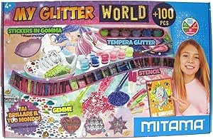 Set Mitama My Glitter World, Confezione da 100 pezzi