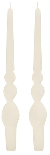 Cereria Di Giorgio - 4 Candele Voluta - Ø 2.2 cm h. 30 cm - Avorio