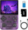 Kinhank - K36 Consola Retro portátil 64 GB con +9.000 Juegos +30 Emuladores PS1, PSP, N64, NDS, SuperN, GameB, GBA - Linux IPS 3.5 Consola de Videojuegos portátil (Púrpura Transparente)
