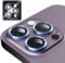 MINUUISCT Protector de lente de cámara compatible con iPhone 12 Pro Max, protector de pantalla de cristal templado ultra HD inastillable, color azul