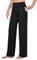 WILLIT Yogahose Damen Weite Bein Hose Stretch Sporthose Jogginghose High Waist Bauchkontrolle Freizeithose Arbeit lässige Hose mit Taschen 30“ Schwarz M