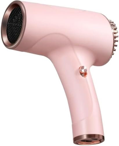 IAAZMLQT Asciugacapelli Ricaricabile Senza Fili, 2600 mAh, asciuga Capelli con Cavo Ricaricabile con Ricarica USB, asciugacapelli, Batteria a Vento Freddo e Caldo, per Viaggi Campeggio