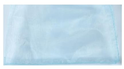 100 Stück Organzabeutel mit Kordelzug für Geschenke (Hellblau,17x23cm)