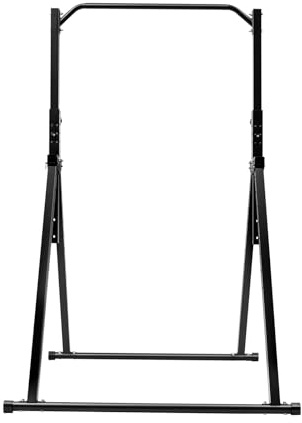 Asta orizzontale per ginnastica pieghevole, per allenamento a casa, altezza regolabile 175-230 cm