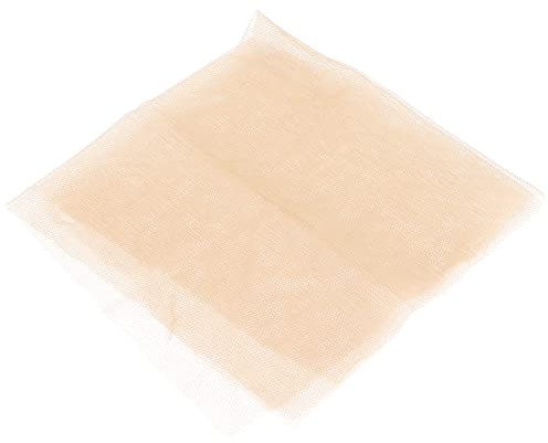 Jelquix Lace Net Durable Wig Mesh for Making Fake Beard, Double Eyelids, Suitable for Film TV Stage Makeup; 11.8x11.8in Size for Special Effects Accessory