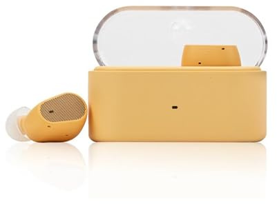 Moondrop Pudding WTS Earphone True Wireless Stereo ANC AI ENC LHDC-V 10mm Dynamic Driver Interactive DSP Bluetooth 6.0 Music Game Dual Mode (Yellow)