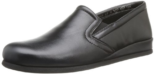Rohde Herren Viborg 6402 Hausschuhe, Schwarz (Schwarz), 39 EU