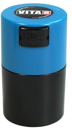 Tightpac America, Inc. Vitavac – 5 g à 20 grammes hermétique Multi-usages Vacuum Seal Récipient de Stockage Portable pour Marchandises sèches, Nourriture, et Herbes