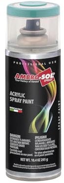 Ambro-Sol V4006027 Smalto Acrilico Multiuso, Vernice Brillante per Interni ed Esterni, Adatto per Qualsiasi Tipo di Materiale, Bomboletta Spray in Banda Stagnata Riciclabile 400 ml, Verde Chiaro