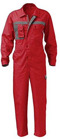 Siggi Group Danubio Siggi Tuta New Extra Verde,Uomo,66, Rosso, M Unisex-Adulto