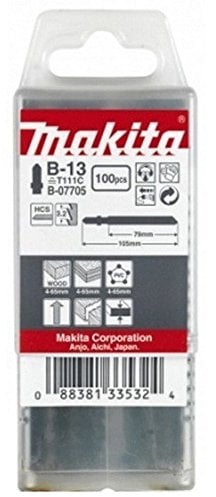 Makita B-07705 B-13 Lot de 100 lames de scie sauteuse