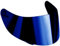 Visier AGV Street 8 Visier Iridium Blau