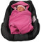 HOBEA-Germany – Einschlagdecke Fußsack für die Babyschale Sommer, Farben Sommerdecken:rosa mit Streifen