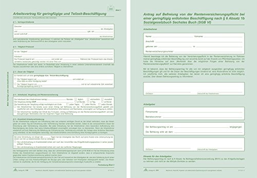RNK 518 Arbeitsbestätigungen und Dienstformulare Arbeitsvertrag 2x2 Blatt SD 10 Stück