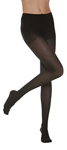 Relaxsan Mikrofasern 780M (Schwarz 3/L) Kompressionsstrumpfhosen Damen 12-17 mmHg, Kompressionsstrümpfe 70 Den