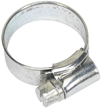 Sealey SHC0X Hose Clip Zinc Plated Ø16-25mm Pack of 20