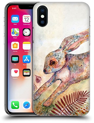 Head Case Designs Offizielle Zugelassen Wyanne Bunny Escape Painting Tiere Harte Rueckseiten Handyhülle Hülle Huelle kompatibel mit Apple iPhone X/iPhone XS