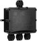 HAUSPROFI Abzweigdose, Verbindungsdose, Junction Box, IP68 Wasserdichte Verteilerdose,Ø 4mm-14mm, 4 Wege，ABS + PVC, Schwarz