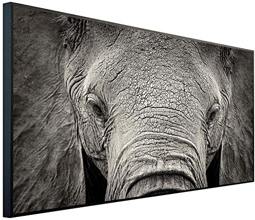 Ecowelle Infrarotheizung mit Bild | 750 Watt | 60x120 cm | Infrarot Heizung| | Made in Germany| b 65 Elefant