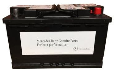 Mercedes-Benz Genuine Car Starter Battery 12V 80Ah 800A A001982810826 for CLA A-Class C-Class E-Class GLC GLE SLK AMG-GT OEM Original Replacement Part