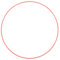 Vaessen Creative Metallringe Ø25cm 3mm Ziegelfarbe, Rot