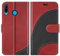 BoxTii Coque pour Huawei P30 Lite/Nova 4E, Portefeuille Etui en Cuir PU, Magnétique Protection Housse Coque pour Huawei P30 Lite/Nova 4E, Rouge
