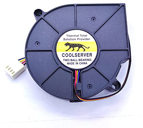 75mm Computer CPU Blower BB7515BU For COOLSERVER DC12V 0.80A 4Lines Server Cooling Fan FD7015H12D