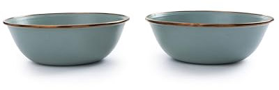 Barebones Emaille-Schüssel-Set, Mintgrün, 2 Stück