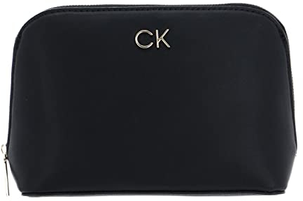 Calvin Klein Damen Re-Lock Reisezubehör-Bi-Fold-Brieftasche, Ck Schwarz, Einheitsgröße