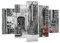 ARTTOR Mehrteilige Bilder auf Glas 150x100cm Glasbild Rot Fahrrad Allee Groß XXL Wanddeko Schlafzimmer Küche Set 5 teilige Wandbilder Dekoration Wohnzimmer Modern Wand Kunstdruck Art GEA150x100-4410