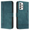 Trugox Handyhülle für Samsung Galaxy A33 5G Hülle Klappbar Klapphülle mit Kartenfach Handytasche Handy Schutzhülle Tasche Leder Wallet Flip Case Slim Book Cover - Blaugrün