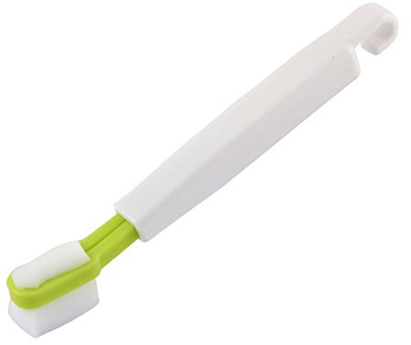 Ruilogod Plastic Handle Sponge Head Kitchen Sink Faucet Stain Cleaning Cleaner (id: 89d 2ae 0b7 26b de6 (id: 89d 2ae 0b7 26b de6