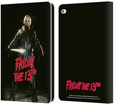 Head Case Designs Licenza Ufficiale Friday The 13th Part VIII Jason Voorhees Jason Prende La Grafica di Manhattan Custodia Portafoglio in Pelle Compatibile con Apple iPad Air 2 (2014)