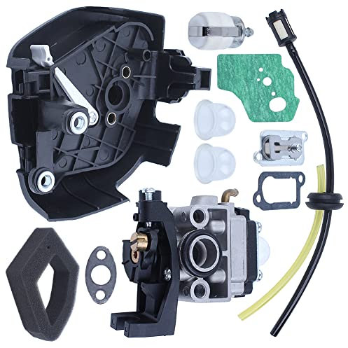 Gubeter Kit Coperchio Filtro Aria carburatore, per Honda Gx35 Hht35 Hht35S 4 Tempi 1,3 HP Motore Seriers Trimmer, Tosaerba, 16100-Z0Z-034, Repalce per Walbro Wyb-16C