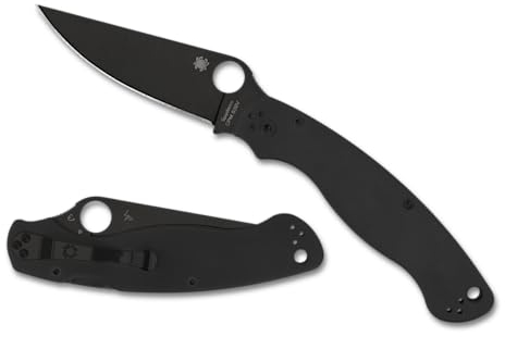 Spyderco Knives Military 2 C36GPBK2 Black S30V Stainless and G-10 Pocket Knife