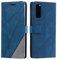 Vankii Kompatibel mit Vivo Y72 5G /Y52 5G/ iQoo Z3 Hülle, Handyhülle Vivo Y72 5G /Y52 5G/ iQoo Z3, Flip Wallet PU Leder Brieftasche Tasche Case Klapphülle Klappbar Schutzhülle Lederhülle(Blau)