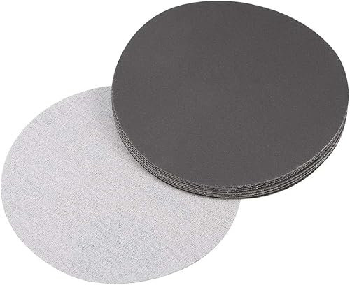 TA-VIGOR 10Pcs 125mm Wet and Dry Sanding Discs, 1000 Grit 5 Inch Hook and Loop Sandpaper Electrostatic Sand Planting Silicon Carbide