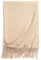 Momooda Schal Damen Winter aus 100% Alpaka Wolle, Wickelschal, Weiche, Warm Tücher, Schals mit Quast, Beige