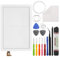 Neuer Duotipa Touch Screen Digitizer Ersatz für Amazon Kindle Fire HD8 / HD8 Plus 10th Gen 2020 Tablet K72LL3 K72LL4 mit Reparatur Tools Kit. (Weiß,Kein LCD-Bildschirm).