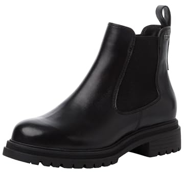 Tamaris Comfort Damen Chelsea Boots aus Leder mit Reißverschluss