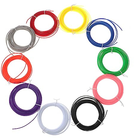 JECOMPRIS 10St Verbrauchsmaterialien für Stifte D Druckstift Zubehör D Stift Nachfüllungen Filament für 3D-Druckstift PETG-Filament 1,75 drucker Zubehör für 3D-Stiftfilamente Plastik