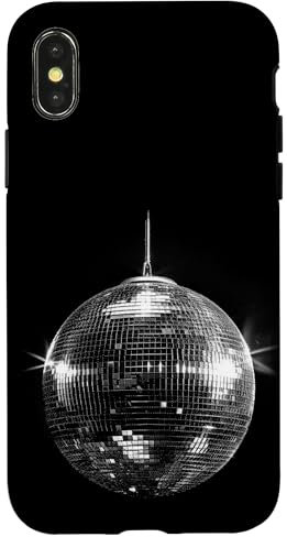 Retro Mirror Ball Disco Design Case for iPhone X/XS