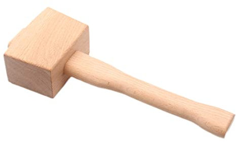 Maillet en bois marteau sculpteur en bois maillet en bois de bois de travail en bois de travail maillet