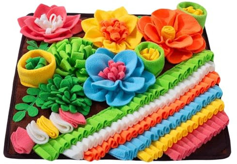 Pet Snuffle Matt - Snuffle Futtermatte | Snuffle-Trainingsmatte für Haustiere | Haustierschnüffelmatte | Langsames Fressen Matten | Tampons P
