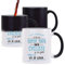 Mug Magique Tasse Magique Super Papa et Cycliste | Mug qui change couleur avec la chaleur | Idée Cadeau Père Vélo Compétition Humour Original Anniversaire Noël Fête des Pères