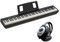 Roland FP-10 Tragbares Digital Piano Keyboard Schwarz mit keepdrum Kopfhörer