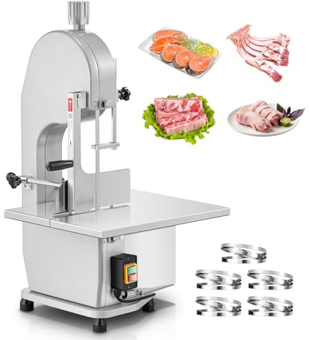 Commercial Electric Meat Bone Band Saw, ETL Approved 1500W Bone Saw Machine