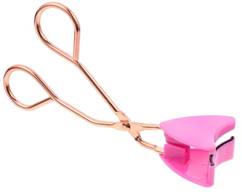 Magnetische Wimpernzange Make Up Werkzeug aus Edelstahl mit Klemme, Rosa | Natürlicher Schwung, lang Anhaltender Halt, Leicht zu Greifen und Führen, für Präzise Anwendung