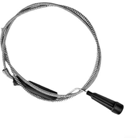 HomeVortex Trivella di scarico a spirale resistente, flessibile in acciaio inox, per sbloccare WC, lavandini e vasche da bagno, efficace strumento di rimozione dei peli, per impianti idraulici