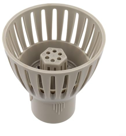 for koi Pond Drain Skimmer Adjustable for surface Water Filter with Large Debris Cup for Garden Ponds 50-110mm(50T)